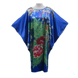 Kimono Robe Courte Bleue Marine