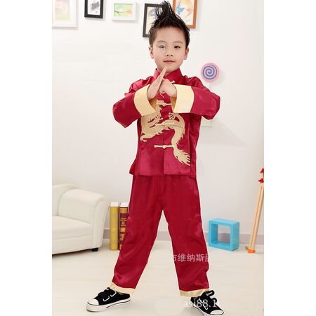 Pyjama Chinois Pour Enfant Rouge