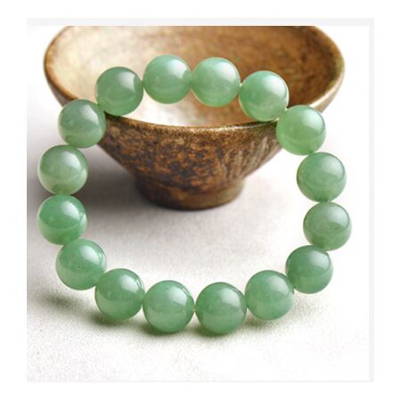 Bracelet Jade vert - L'échoppe enchantée
